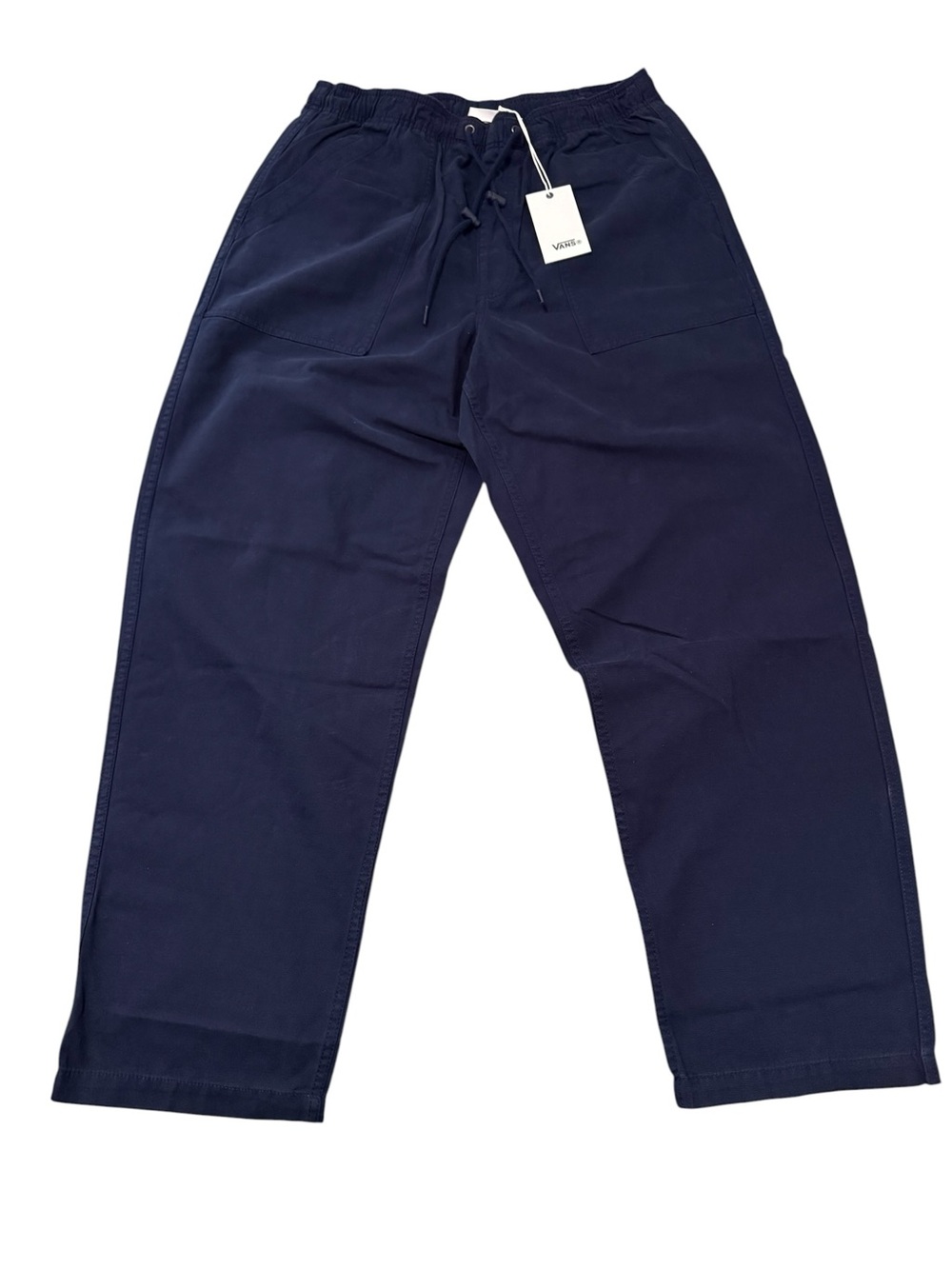 Vans Easy trouser Pants Baggy Tapered Fit Navy Mens Size Medium New